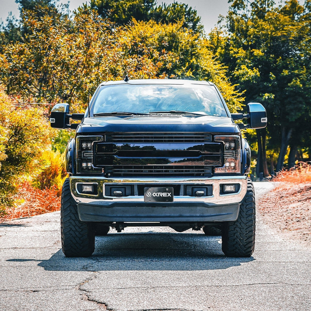 17-19 Ford Super Duty MKII NOVA-Series LED Projector Headlights Black