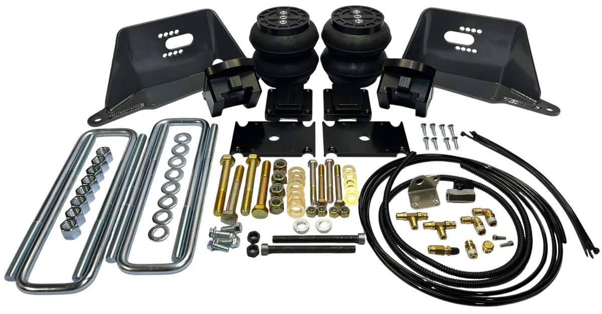 Full Travel Airbags Level Height Airbag Kit for 2017+ Ford F350 / F-450 DRW (OEM Factory Springs)