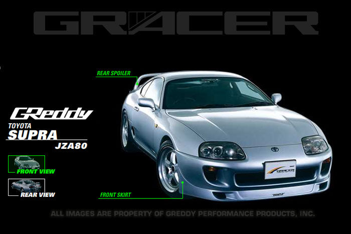Toyota Supra (JZA80)  GReddy GRacer Aero Lip Spoiler / Wing