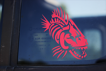 Fishbone Offroad Fishbone 5in. Decal
