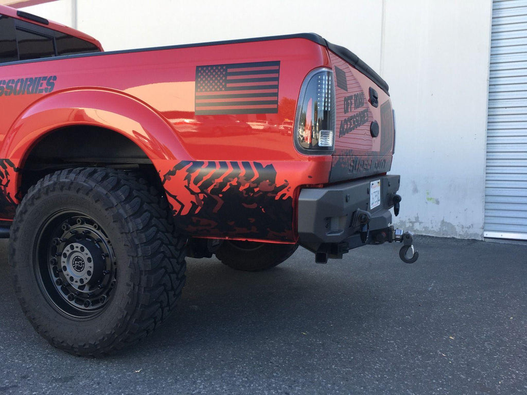 CHASSIS UNLIMITED 1999-2016 FORD SUPERDUTY F250/F350 OCTANE SERIES REAR BUMPER