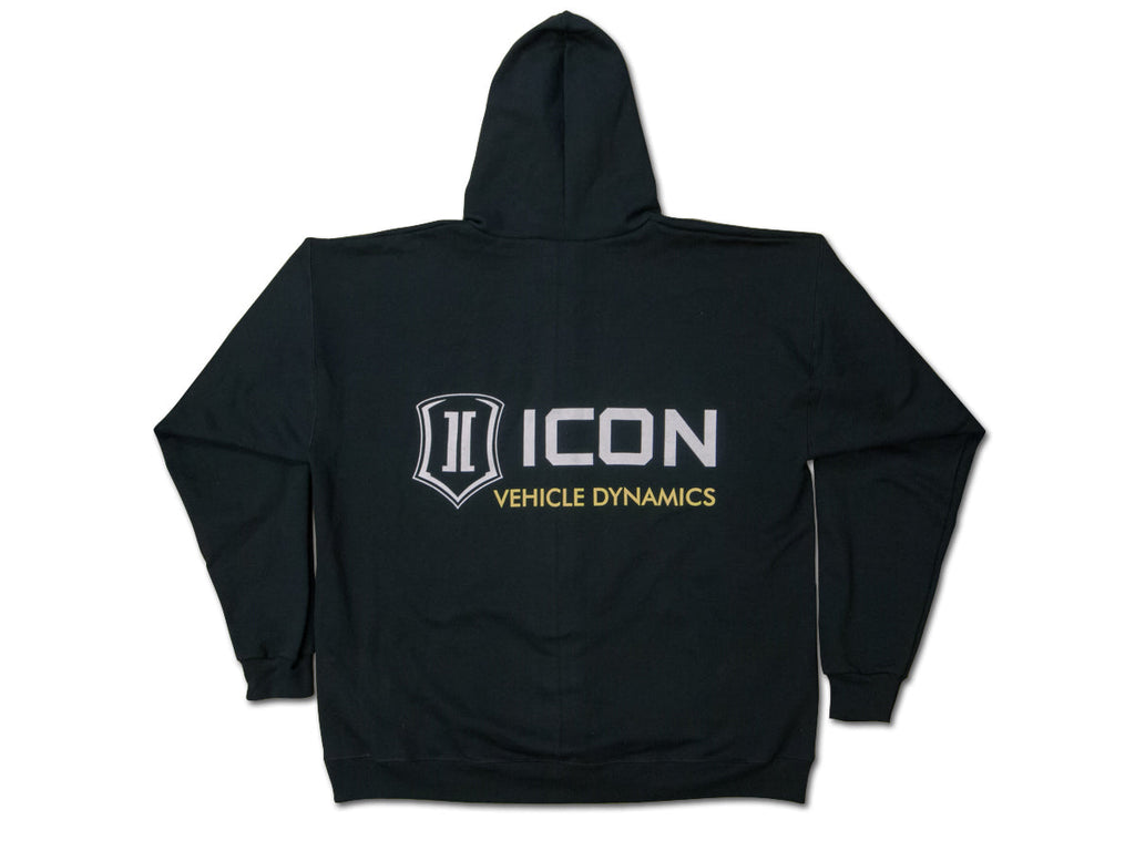 ICON Standard-Logo Hoodie – Black, Large