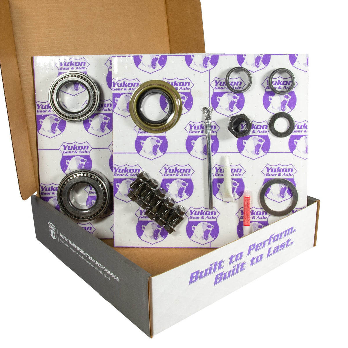 8.25" CHY 3.73 Rear Ring & Pinion, Install Kit, 1.618" ID Axle Bearings & Seals