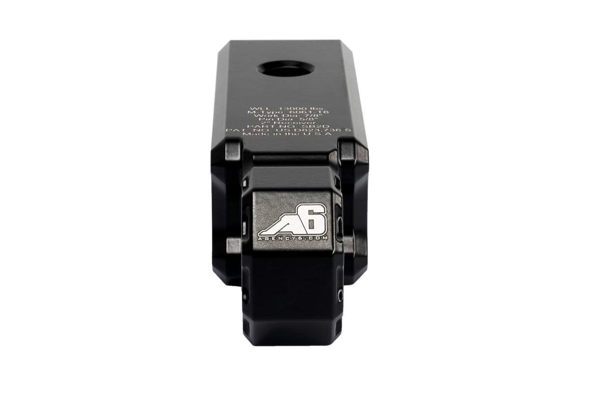 Shackle Block 2" Assembly - Black