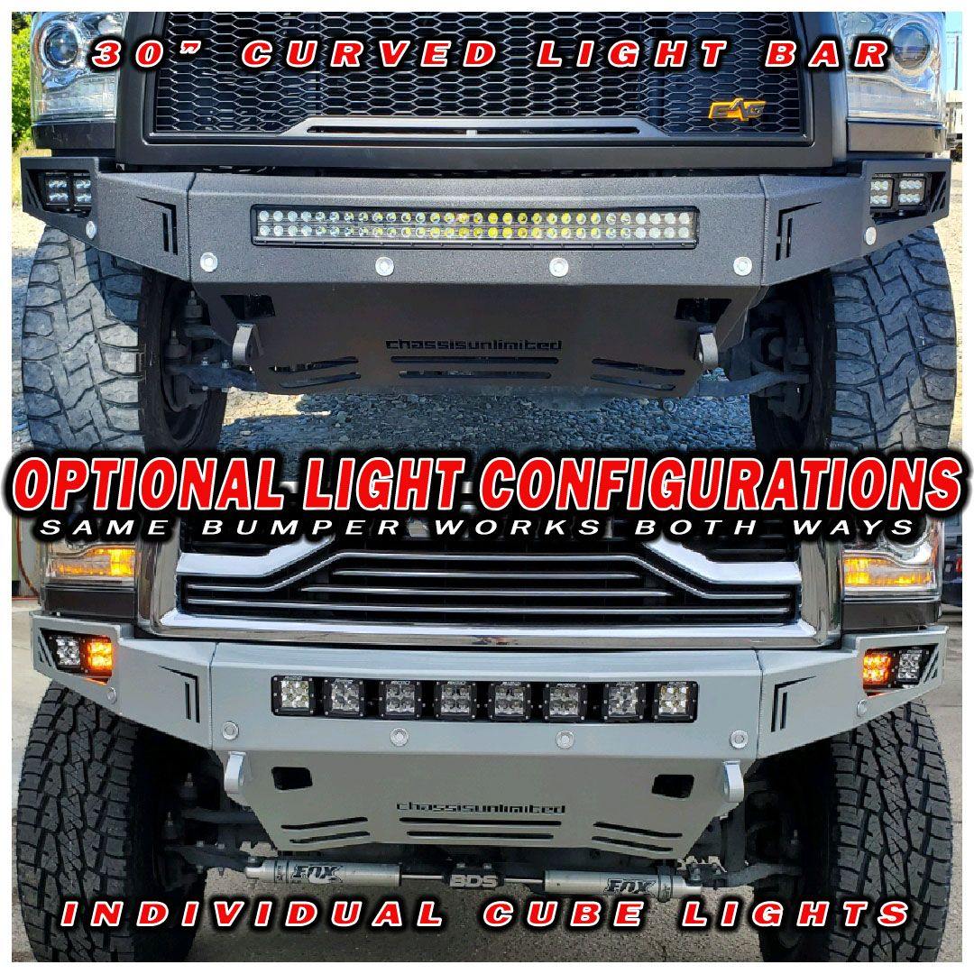 CHASSIS UNLIMITED 2006-2009 RAM 2500/3500 OCTANE SERIES FRONT BUMPER