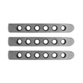 2007-2018 Jeep JK 2 Door Handle Inserts | 3 pcs | Silver