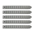 2007-2018 Jeep JK 4 Door Handle Inserts | 5 pcs | Silver