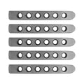 2007-2018 Jeep JK 4 Door Handle Inserts | 5 pcs | Silver