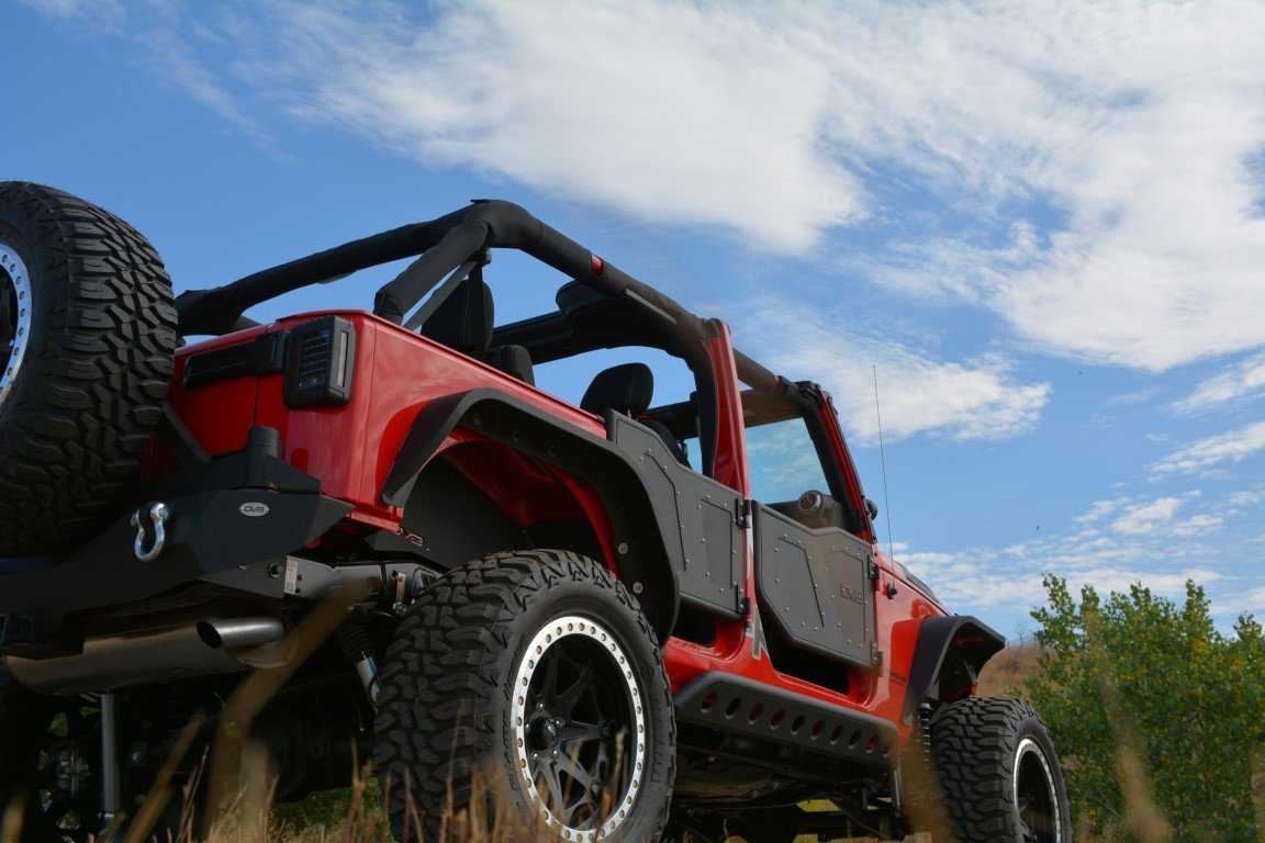 2007-2018 Jeep Wrangler JK Rear Rock Doors
