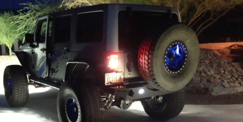 2007 - 2018 Jeep JK Modular Stealth Fighter Rear Bumper