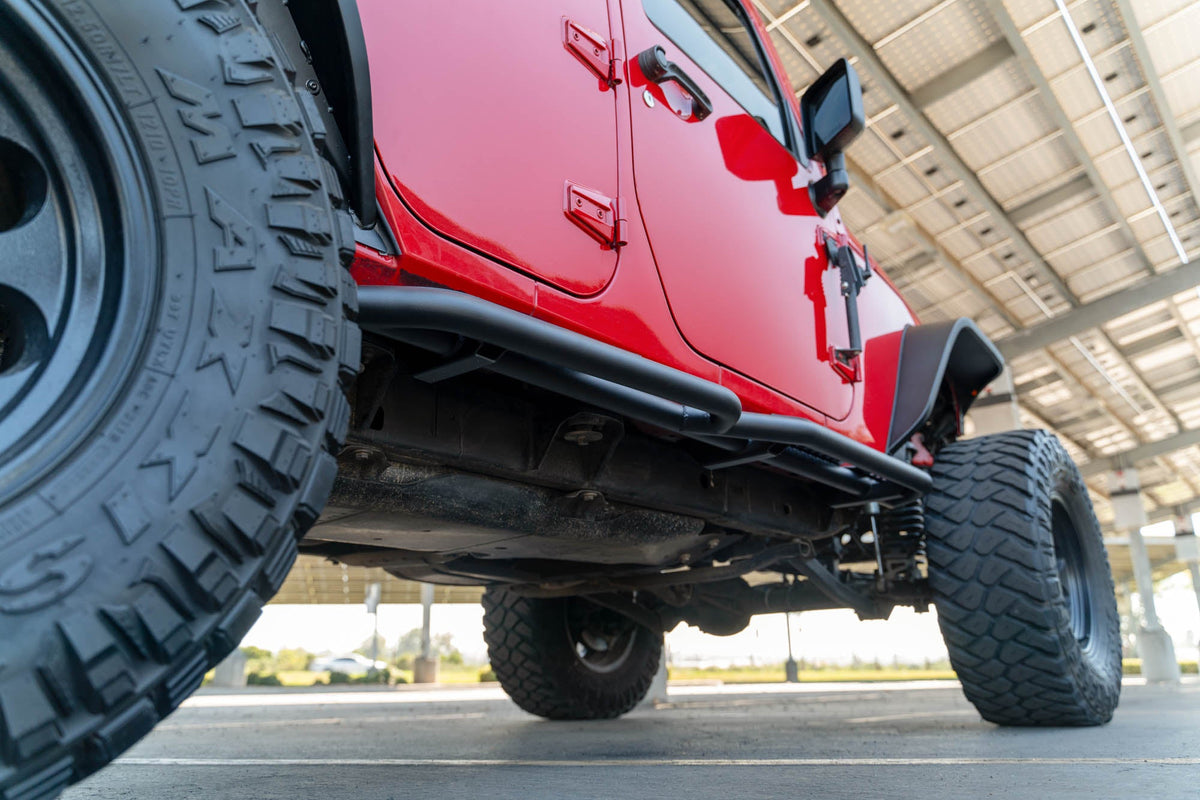2007-2018 4-Door Jeep Wrangler JK | OE Plus Side Steps