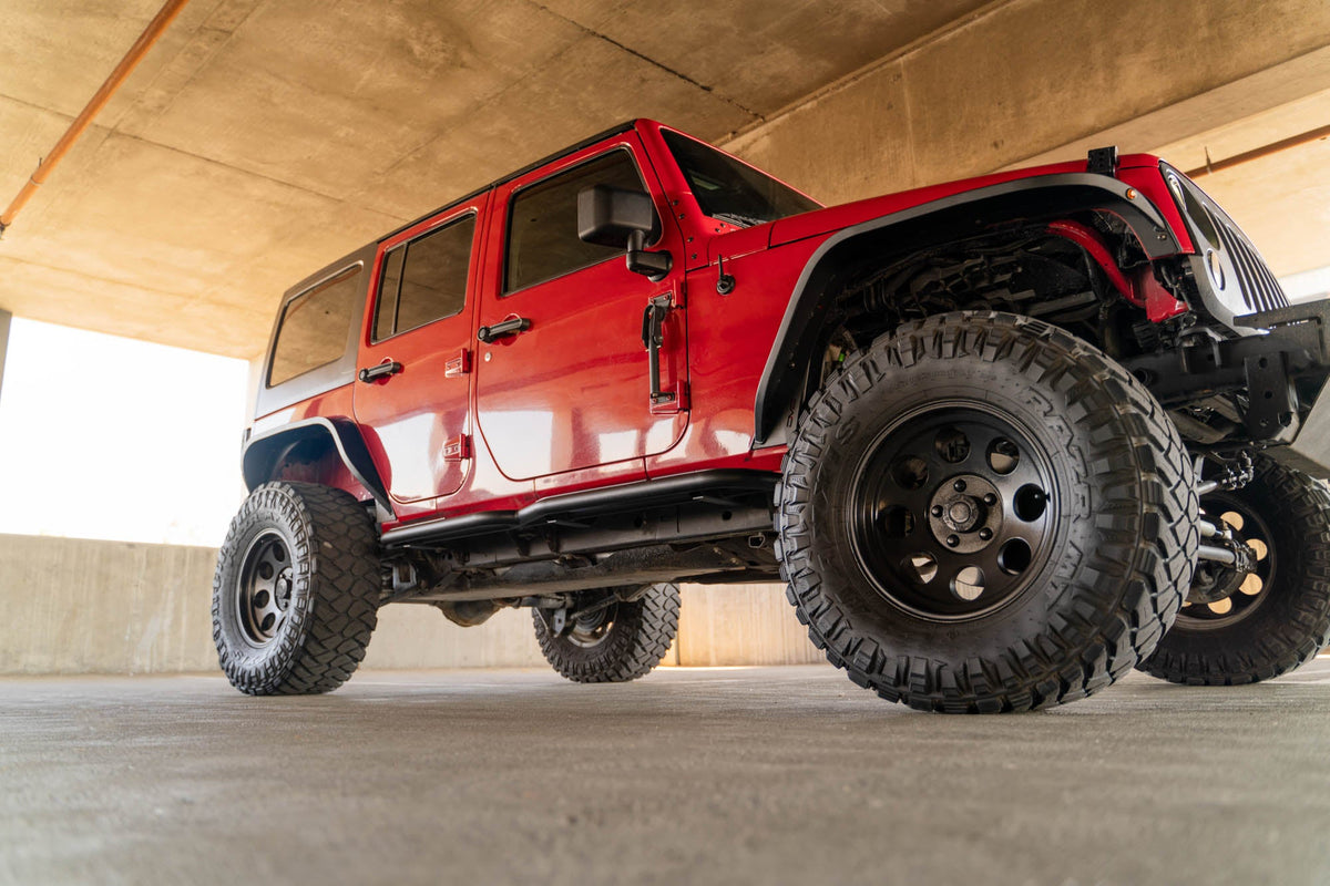2007-2018 4-Door Jeep Wrangler JK | OE Plus Side Steps