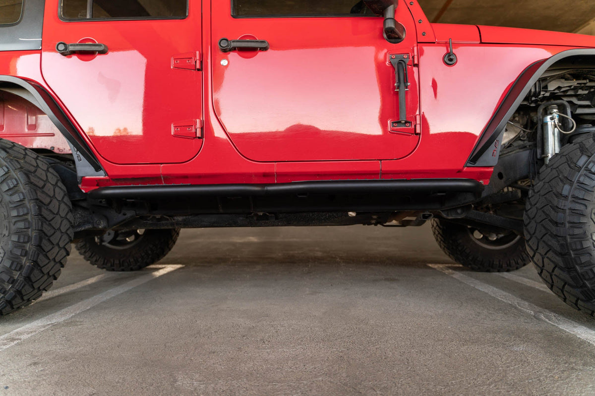 2007-2018 4-Door Jeep Wrangler JK | OE Plus Side Steps