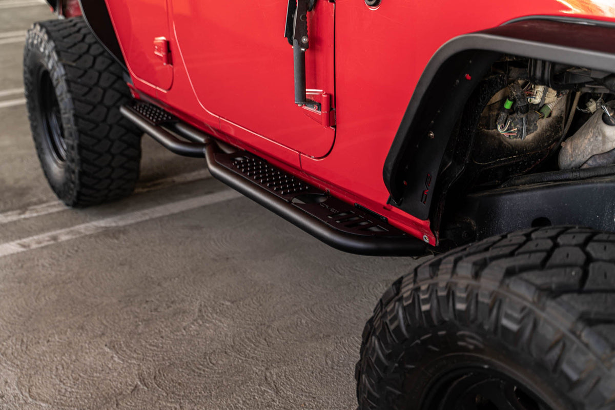 2007-2018 4-Door Jeep Wrangler JK | OE Plus Side Steps