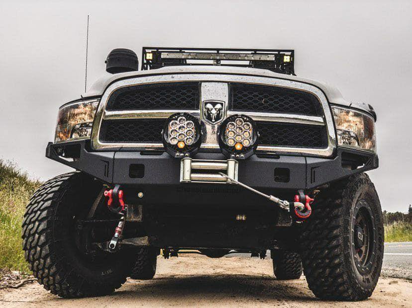 CHASSIS UNLIMITED 2009-2012 RAM 1500 OCTANE FRONT WINCH BUMPER- NO PARKING SENSORS