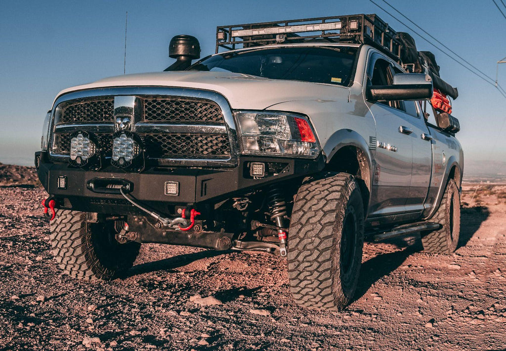 CHASSIS UNLIMITED 2009-2012 RAM 1500 OCTANE FRONT WINCH BUMPER- NO PARKING SENSORS