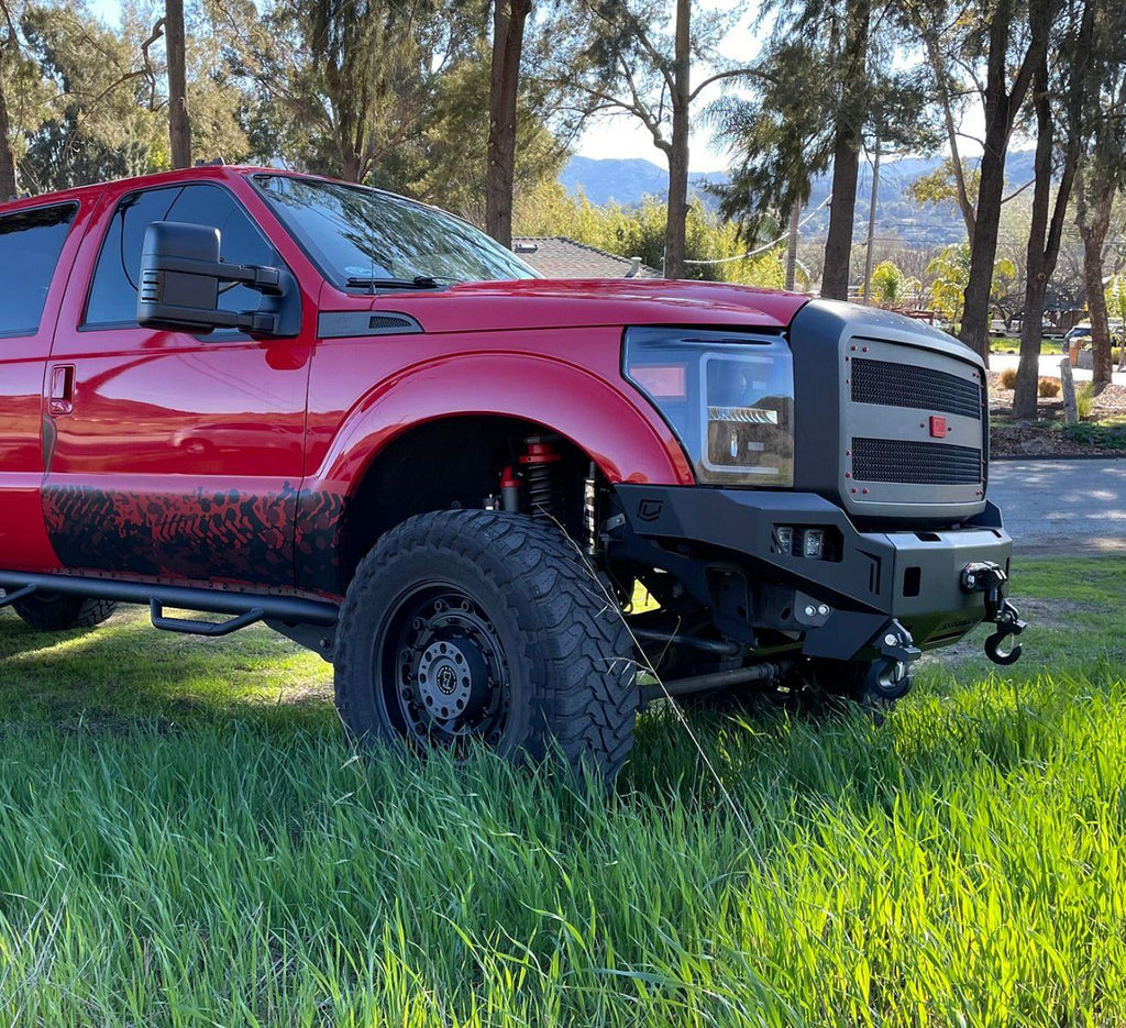 CHASSIS UNLIMITED 2011-2016 FORD SUPERDUTY F250/F350 OCTANE SERIES FRONT WINCH BUMPER