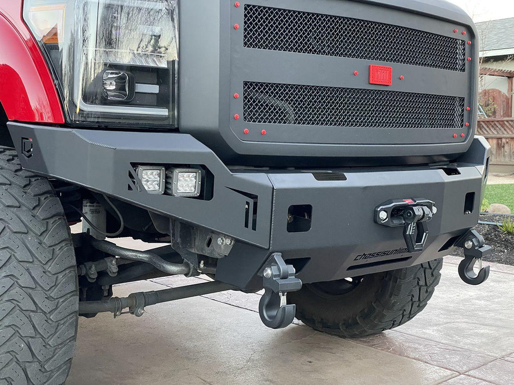 CHASSIS UNLIMITED 2011-2016 FORD SUPERDUTY F250/F350 OCTANE SERIES FRONT WINCH BUMPER