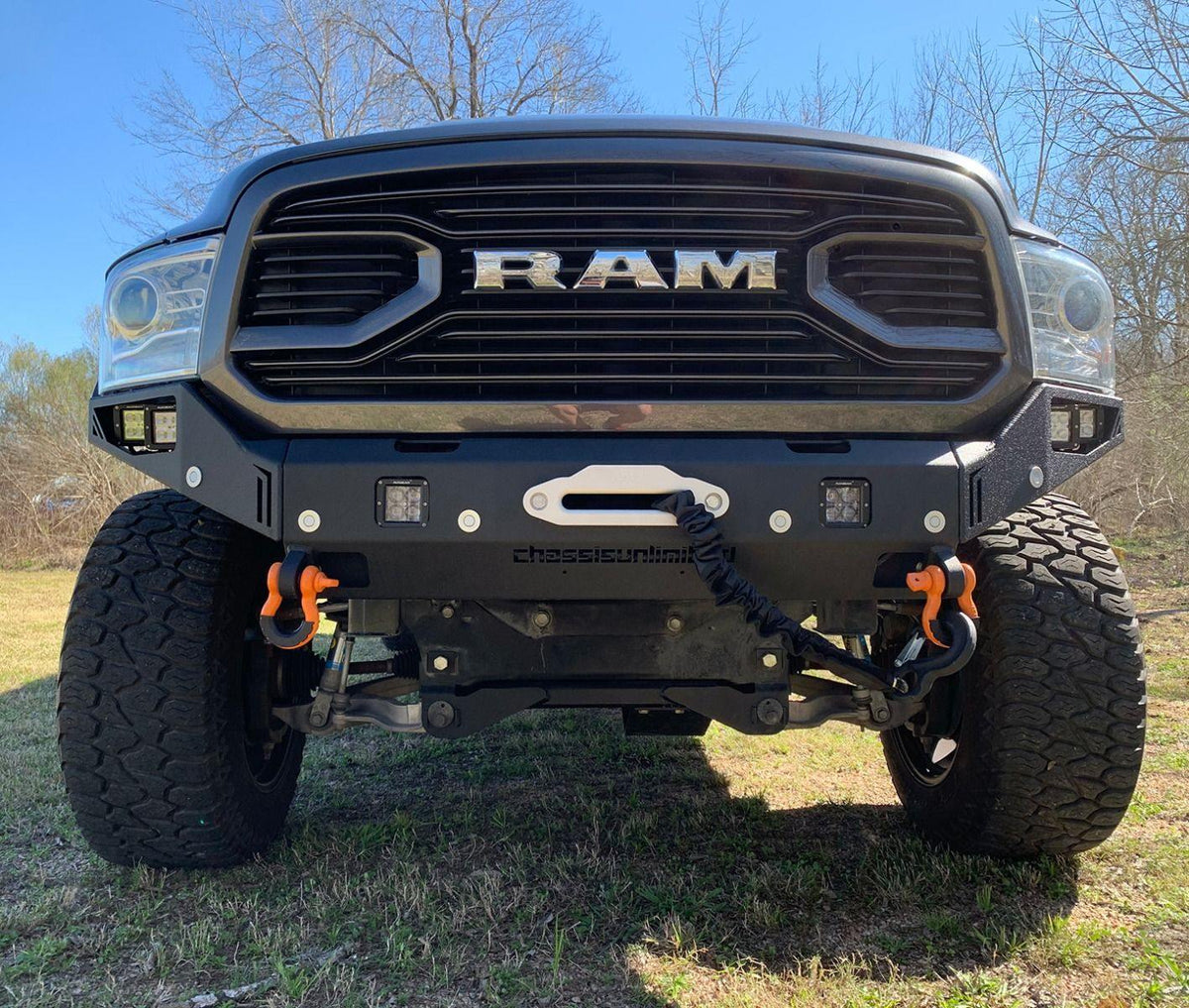 CHASSIS UNLIMITED 2013-2018 RAM 1500 OCTANE SERIES FRONT WINCH BUMPER