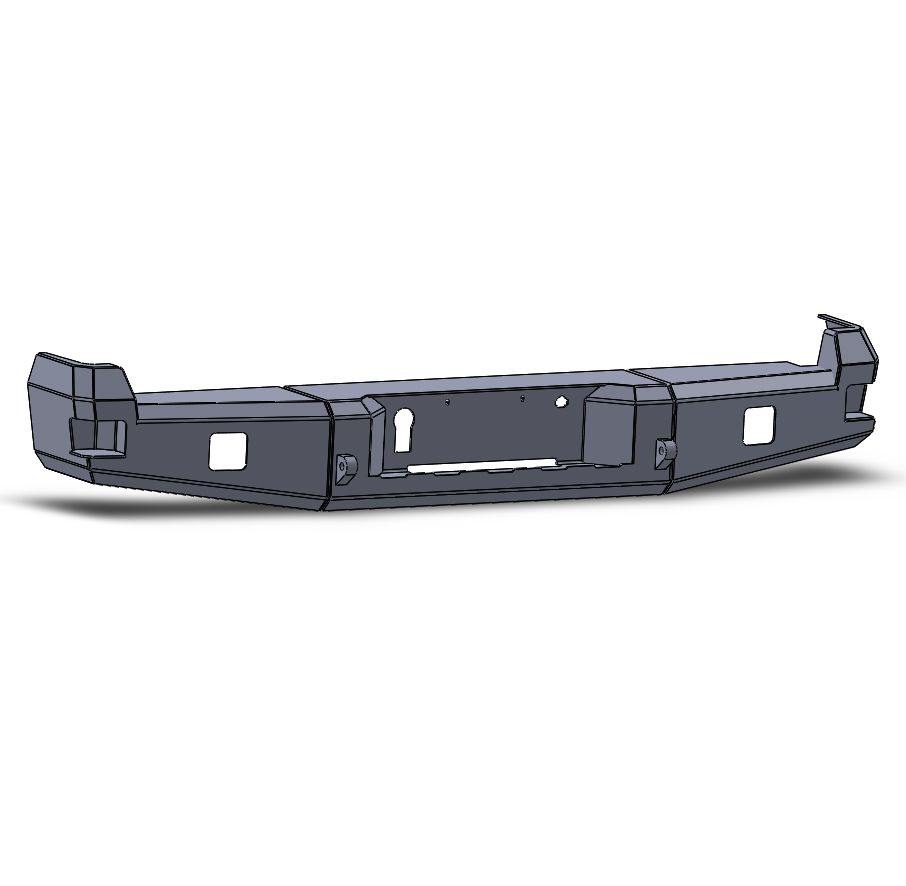 CHASSIS UNLIMITED 2017-2021 FORD SUPERDUTY F250/F350 ATTITUDE REAR BUMPER