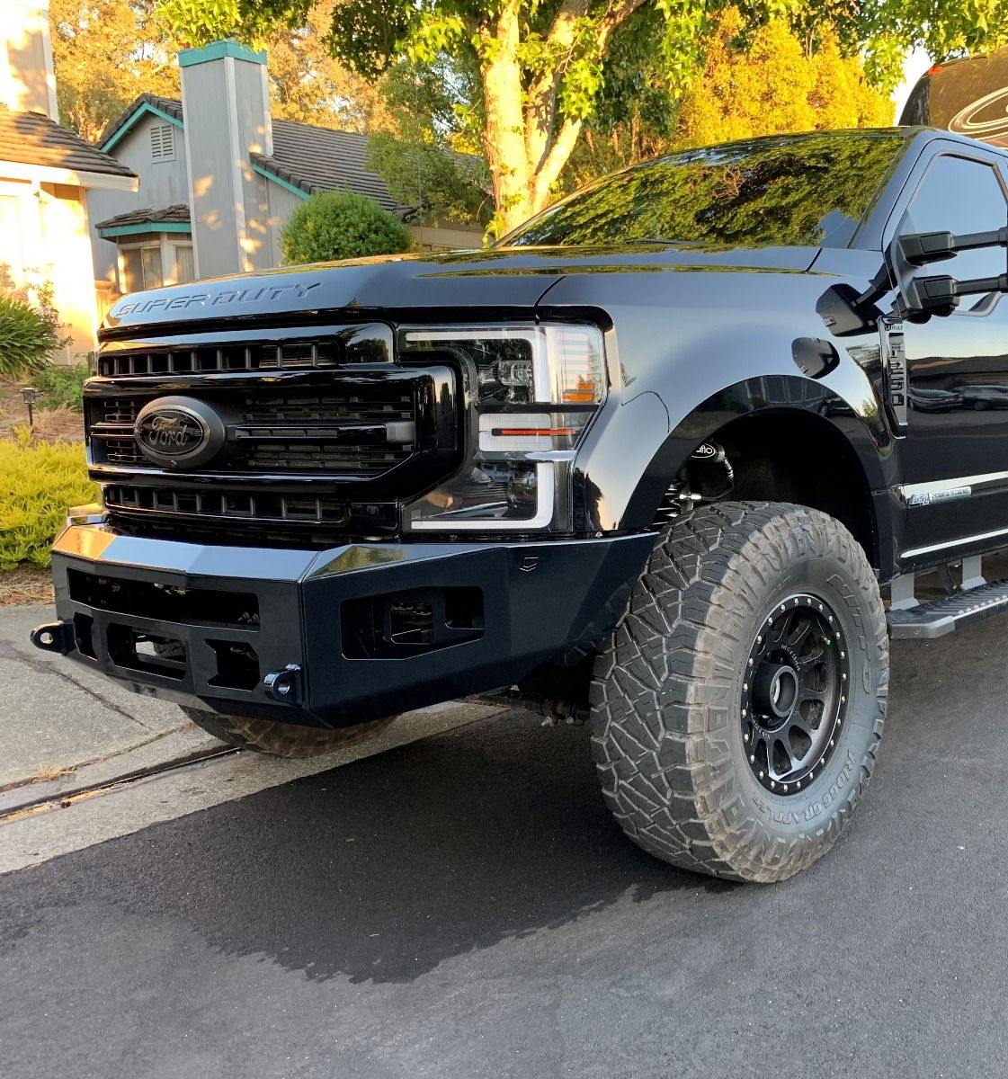 CHASSIS UNLIMITED 2017-2021 FORD SUPERDUTY F250/F350 ATTITUDE SERIES FRONT WINCH BUMPER