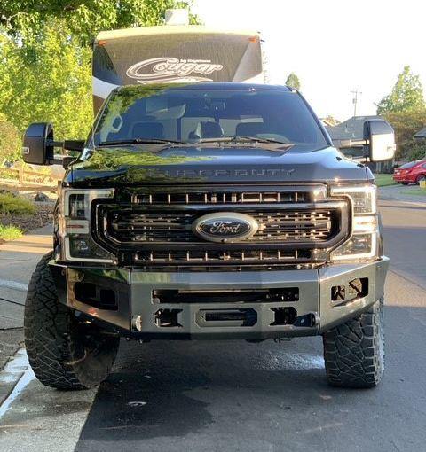 CHASSIS UNLIMITED 2017-2021 FORD SUPERDUTY F250/F350 ATTITUDE SERIES FRONT WINCH BUMPER