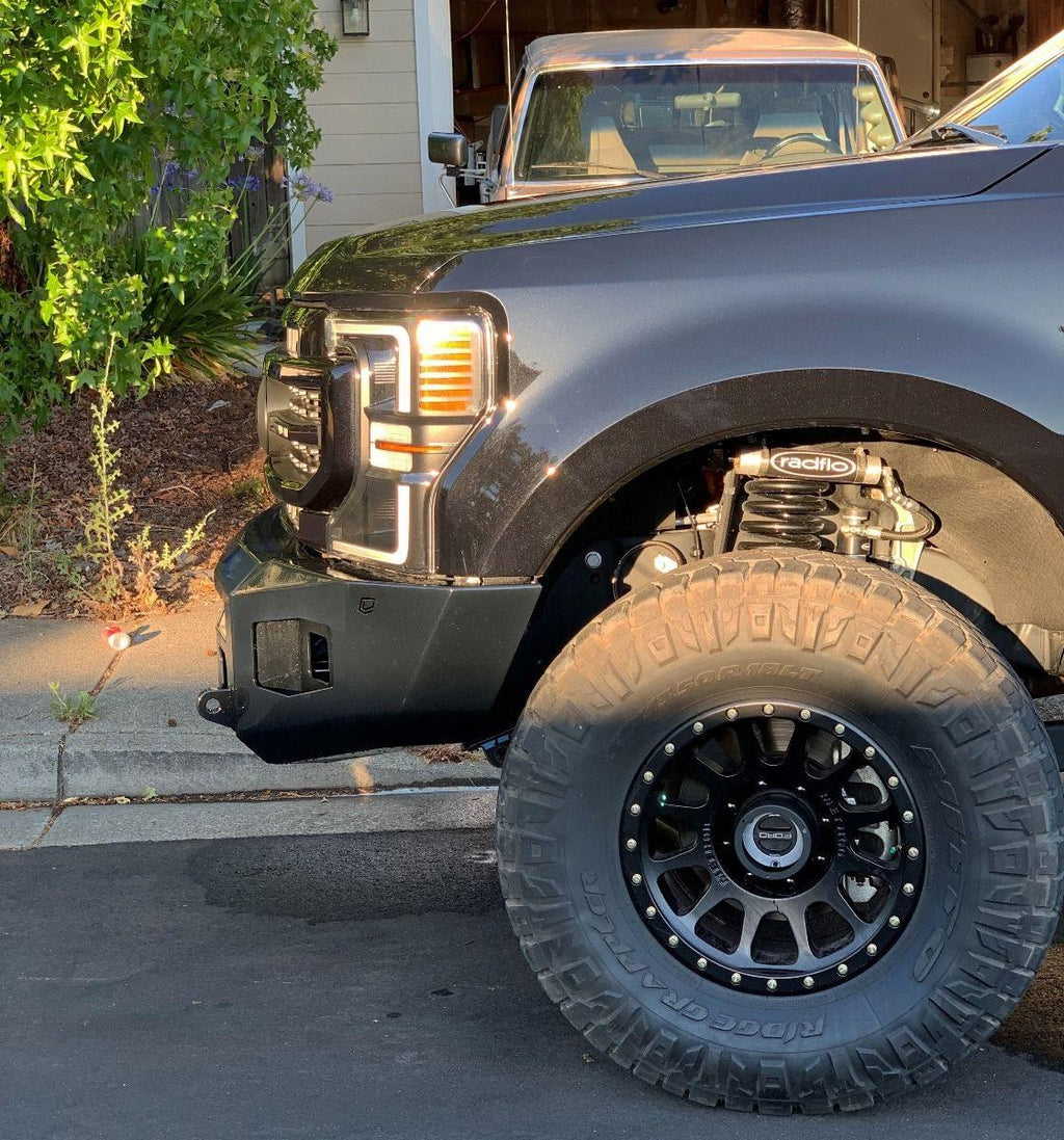CHASSIS UNLIMITED 2017-2021 FORD SUPERDUTY F250/F350 ATTITUDE SERIES FRONT WINCH BUMPER