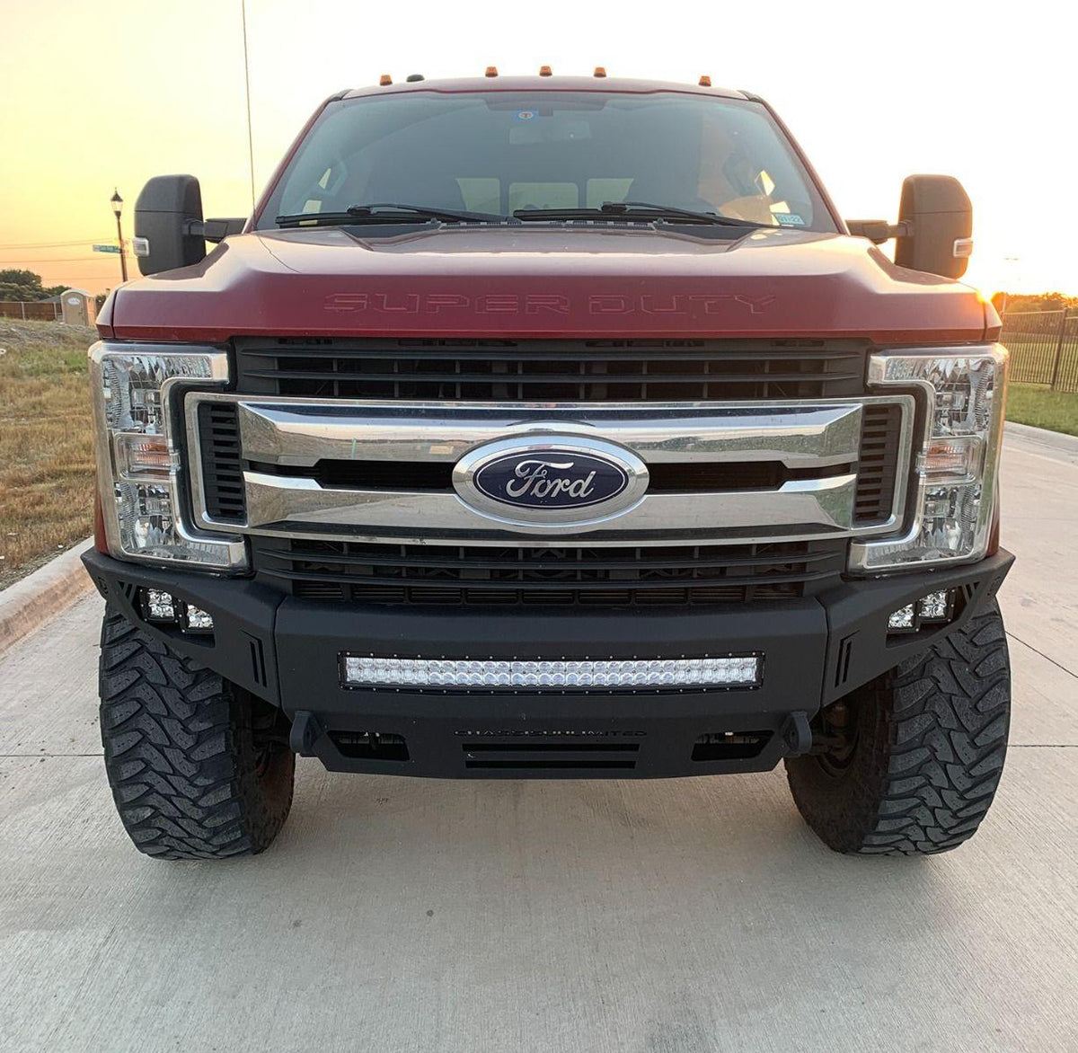 CHASSIS UNLIMITED 2017-2021 FORD SUPERDUTY F250/F350 OCTANE SERIES FRONT BUMPER