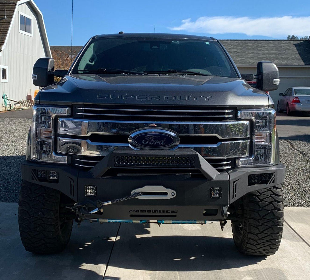 Chassis Unlimited 2017-2022 Ford F250/F350 Octane Series Front Super Duty Winch Bumper