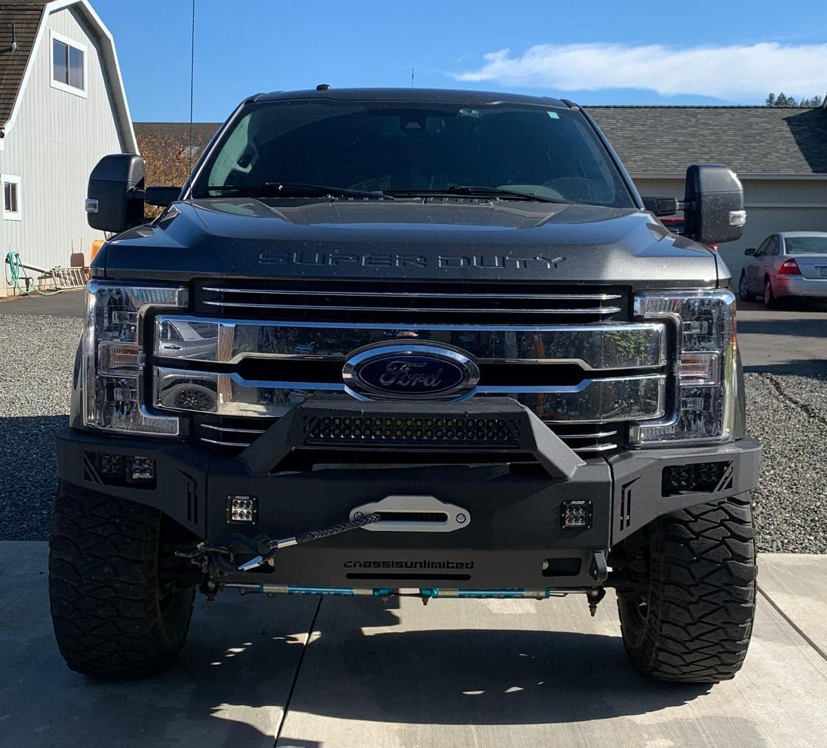 Chassis Unlimited 2017-2022 Ford F250/F350 Octane Series Front Super Duty Winch Bumper