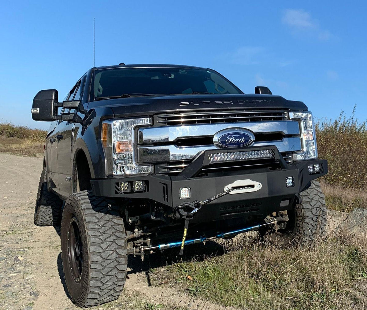 Chassis Unlimited 2017-2022 Ford F250/F350 Octane Series Front Super Duty Winch Bumper