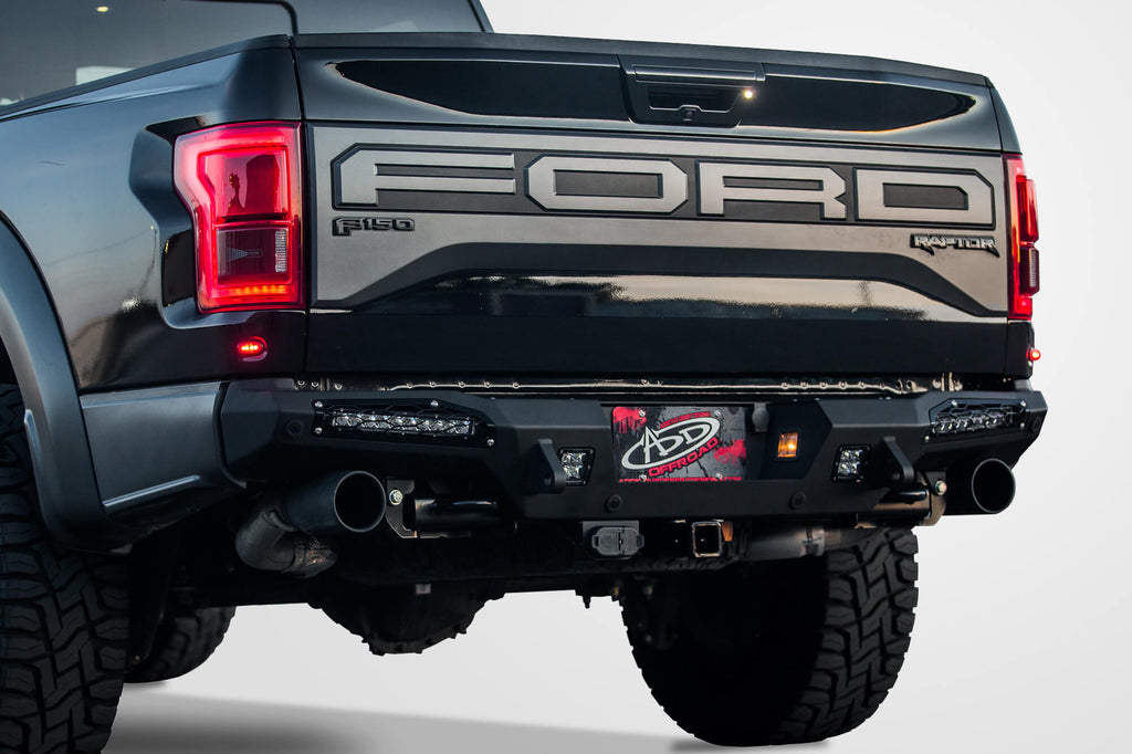 2017-2020 Ford Raptor HoneyBadger Rear Bumper (10" Lights)