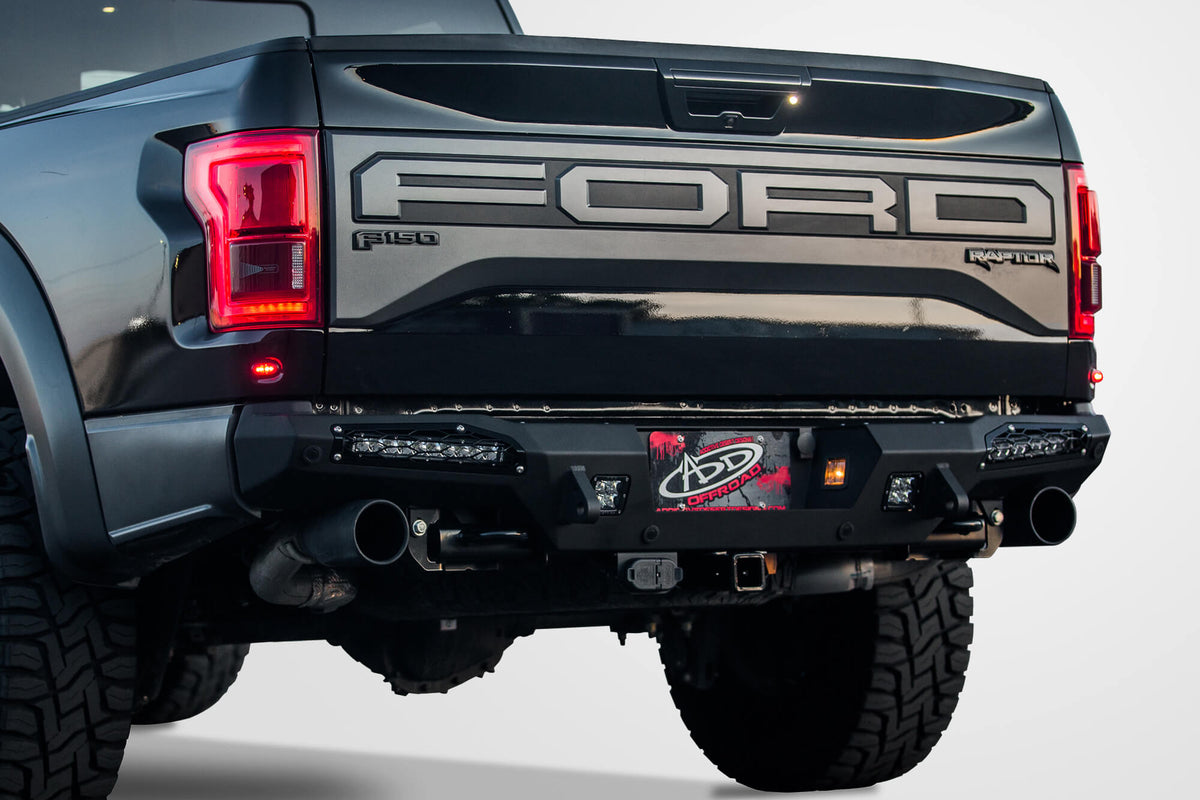 2017-2020 Ford Raptor HoneyBadger Rear Bumper (10" Lights)