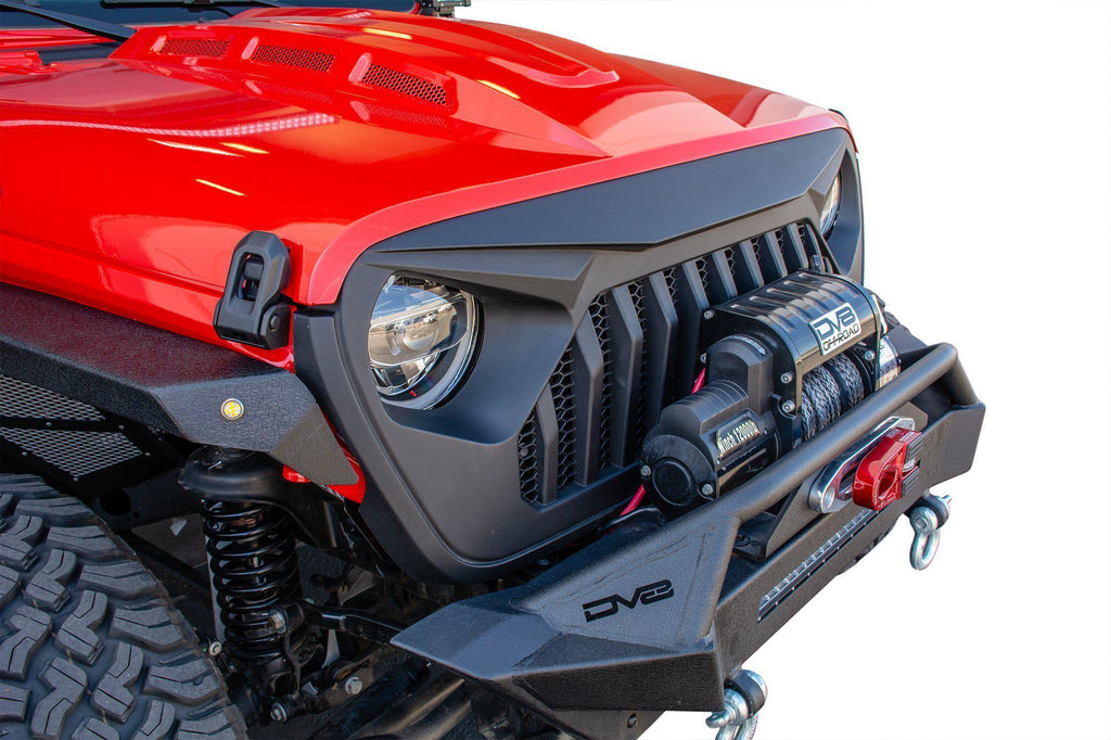 2018-2026 Jeep Wrangler JL & Gladiator JT Replacement Grille | Black
