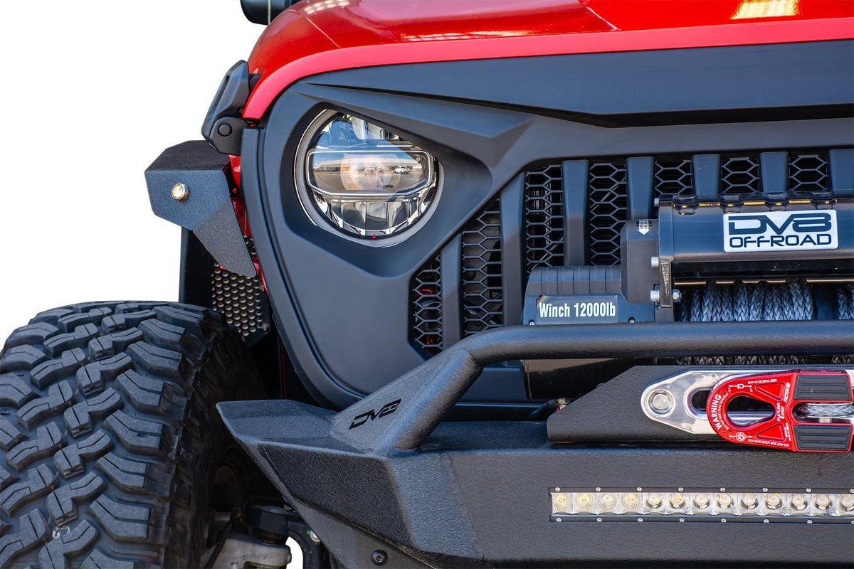2018-2026 Jeep Wrangler JL & Gladiator JT Replacement Grille | Black