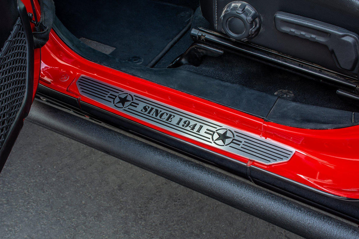 2018-2026 Jeep Wrangler JL & Gladiator JT Sill Plates | Front