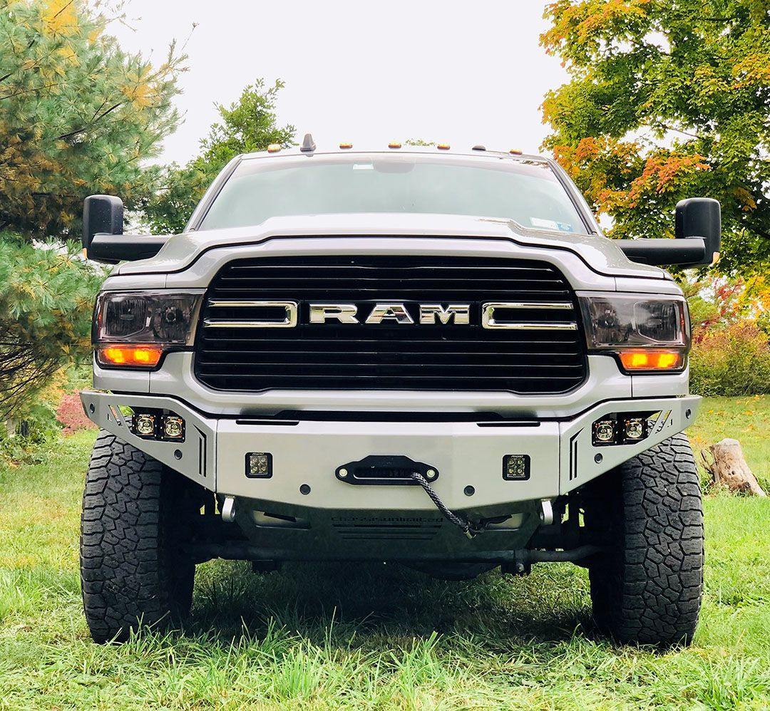 CHASSIS UNLIMITED 2019-2024 RAM 2500/3500 OCTANE SERIES FRONT WINCH BUMPER