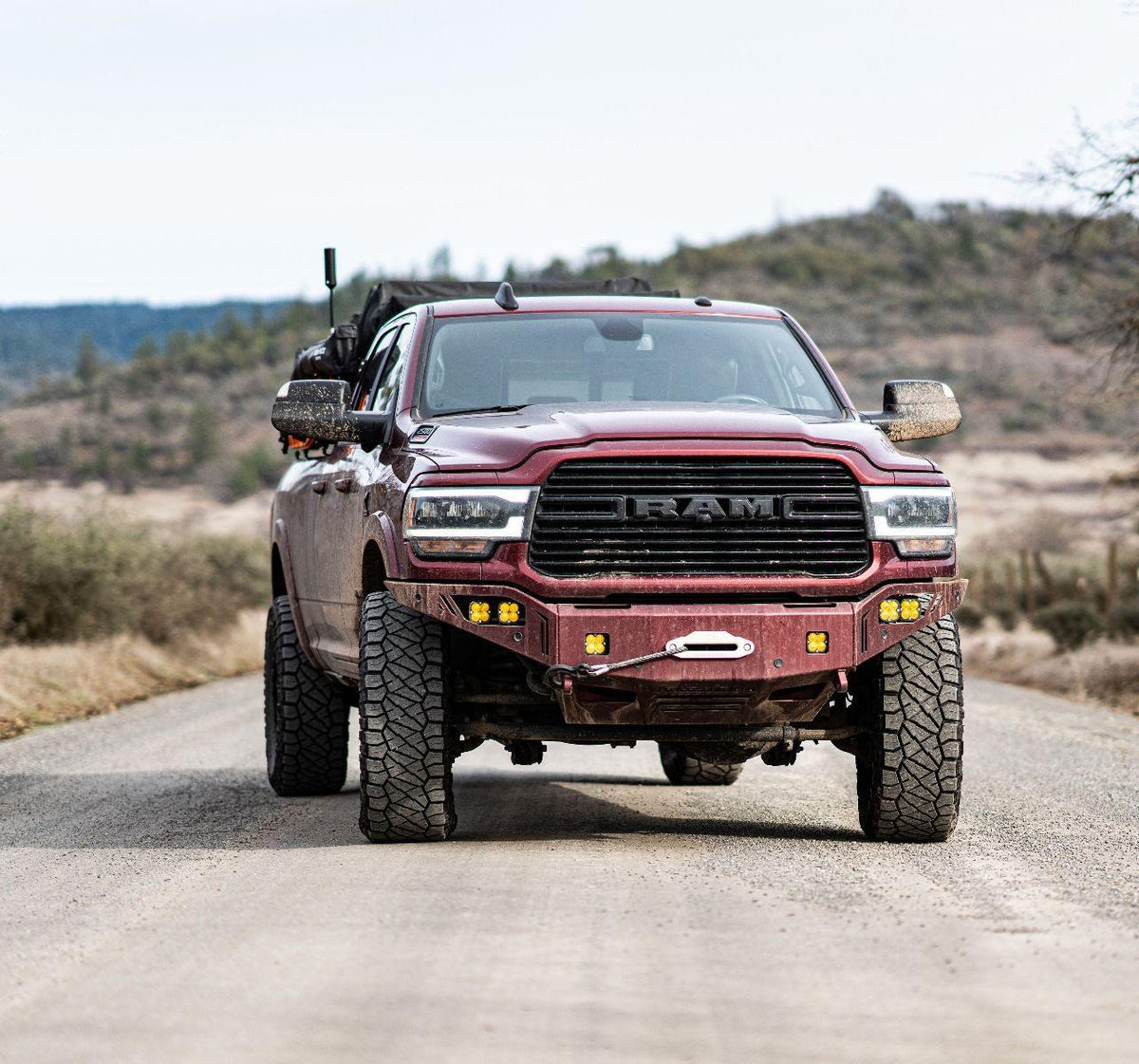CHASSIS UNLIMITED 2019-2024 RAM 2500/3500 OCTANE SERIES FRONT WINCH BUMPER
