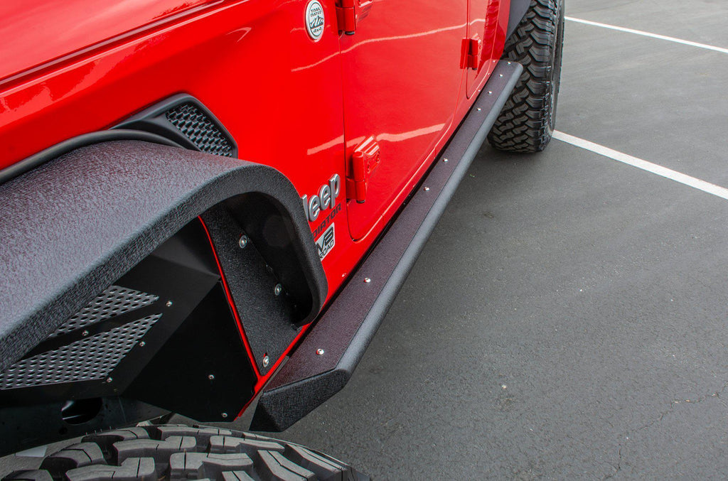 2020-2026 Jeep Gladiator JT Rock Sliders with Step