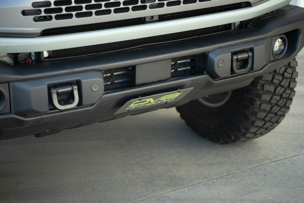 2021-2026 Ford Bronco | Capable Bumper Slanted Front License Plate Mount