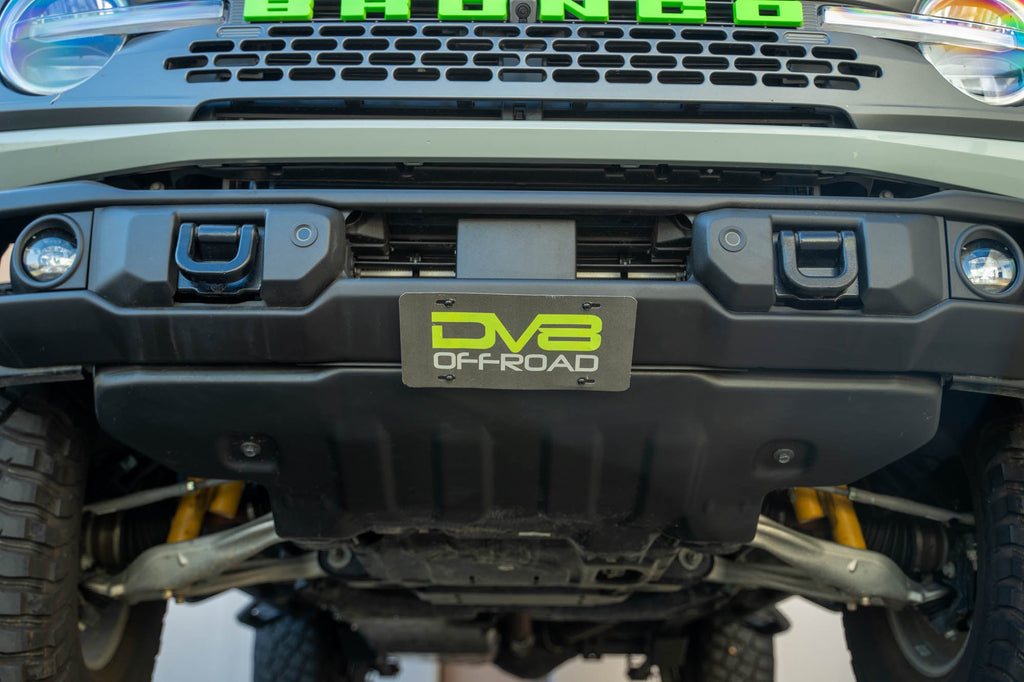 2021-2026 Ford Bronco | Capable Bumper Slanted Front License Plate Mount