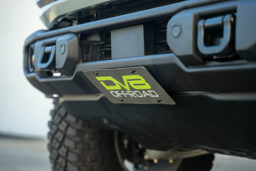 2021-2026 Ford Bronco | Capable Bumper Slanted Front License Plate Mount