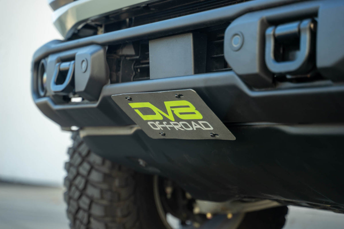 2021-2026 Ford Bronco | Capable Bumper Slanted Front License Plate Mount