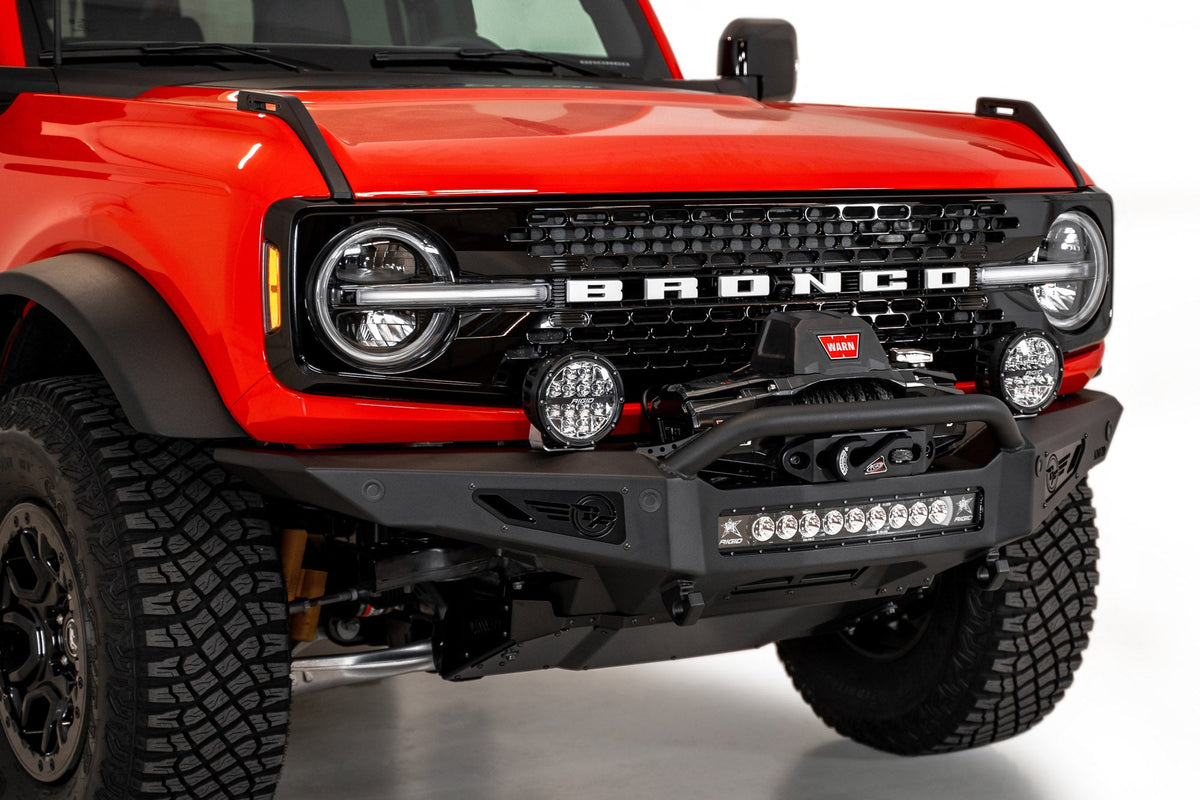 2021-2026 Ford Bronco Rock Fighter Winch Front Bumper