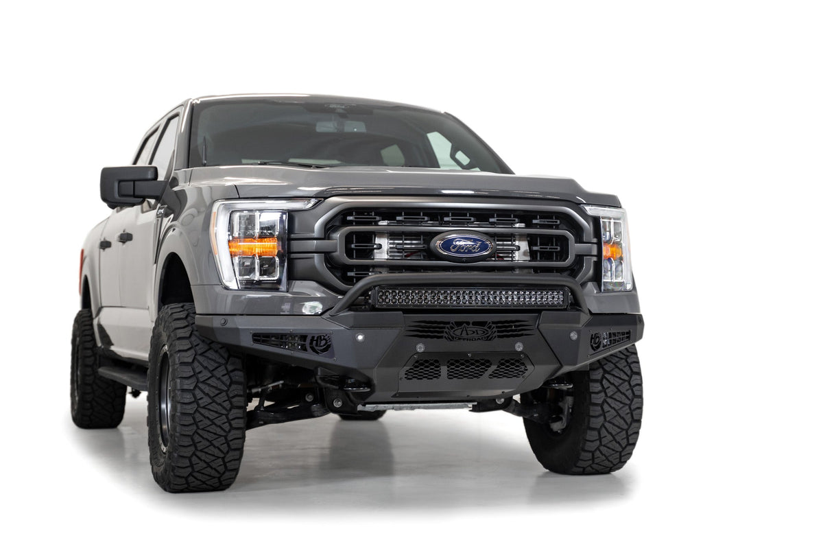 2021-2023 Ford F-150 HoneyBadger Front Bumper w/ Top Hoop