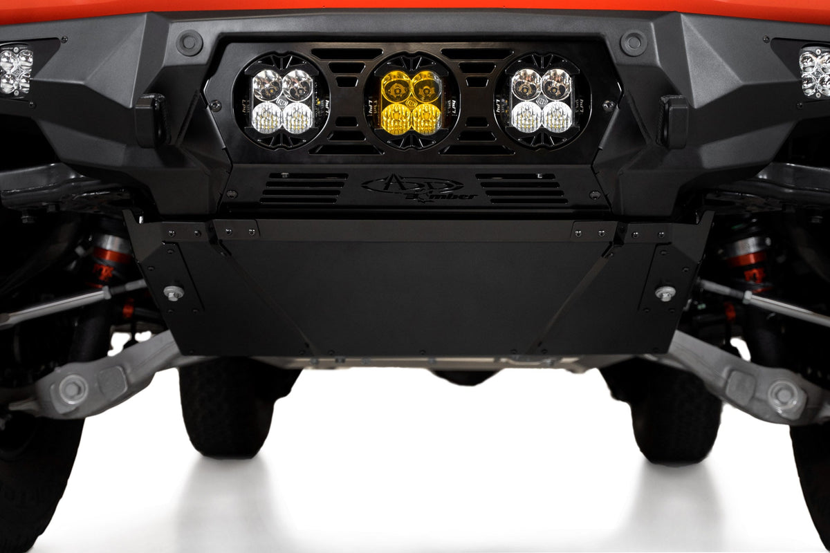 2022-2026 Bronco Raptor Front Skid Plate | Rock Fighter & Bomber Bumpers