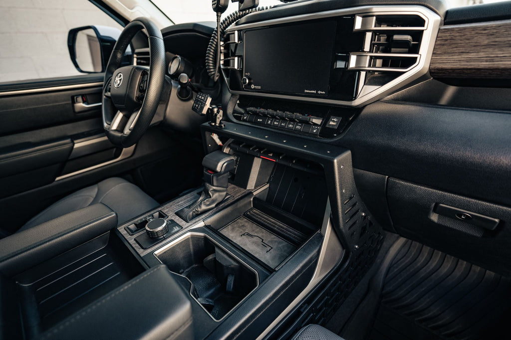 2022+ Toyota Tundra & 2023 Sequoia Center Console Molle Panels & Device Bridge