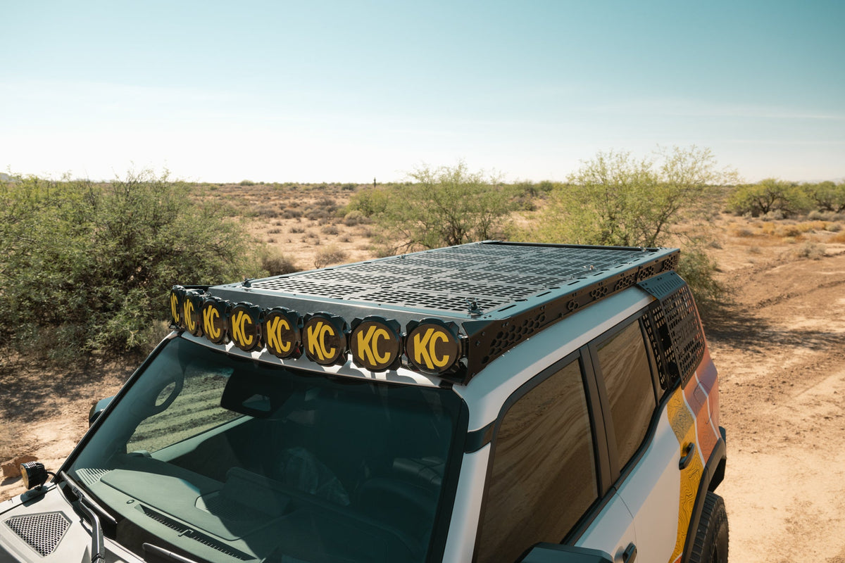 2024+ Land Cruiser & Lexus GX 550 Roof Rack KC HiLites Round Light Mount