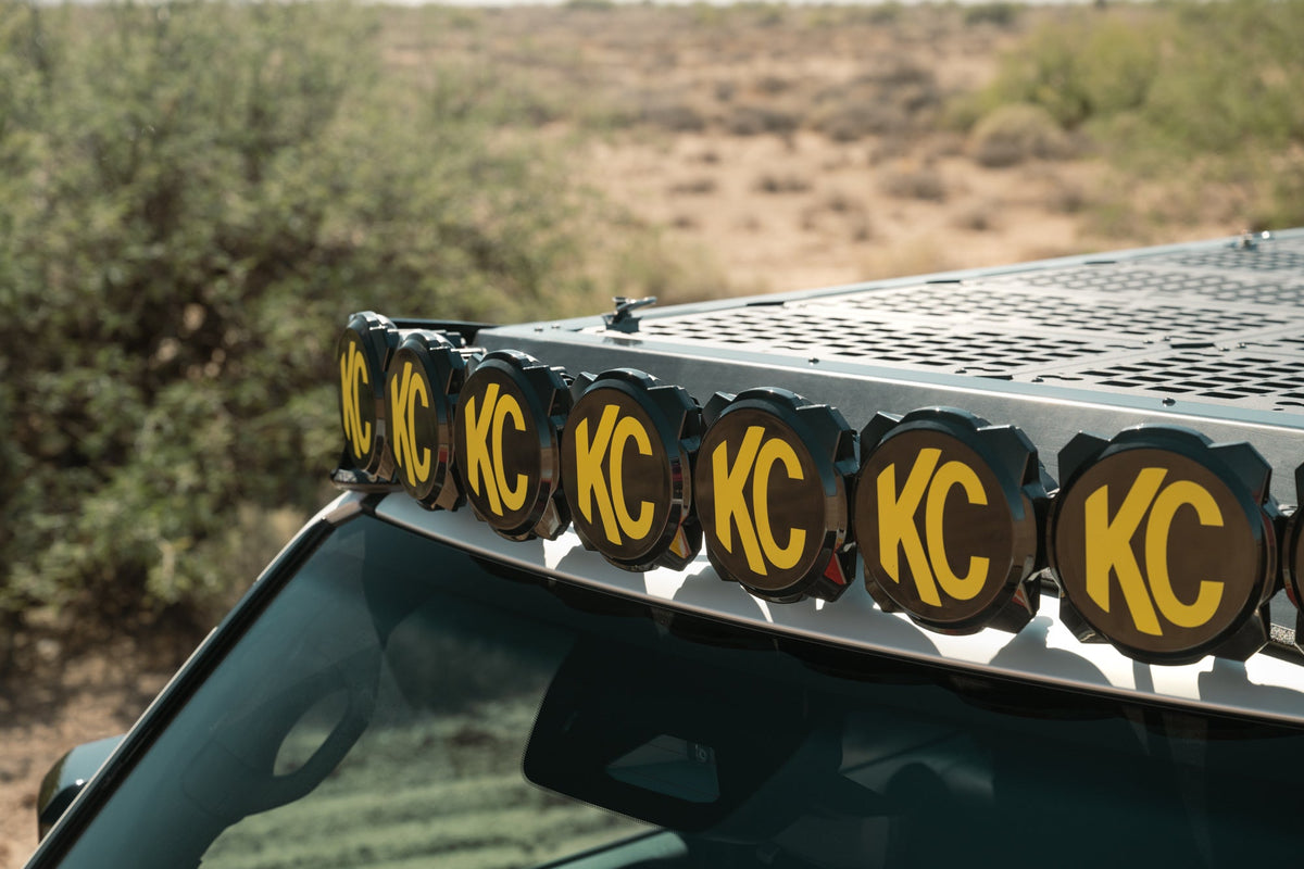 2024+ Land Cruiser & Lexus GX 550 Roof Rack KC HiLites Round Light Mount