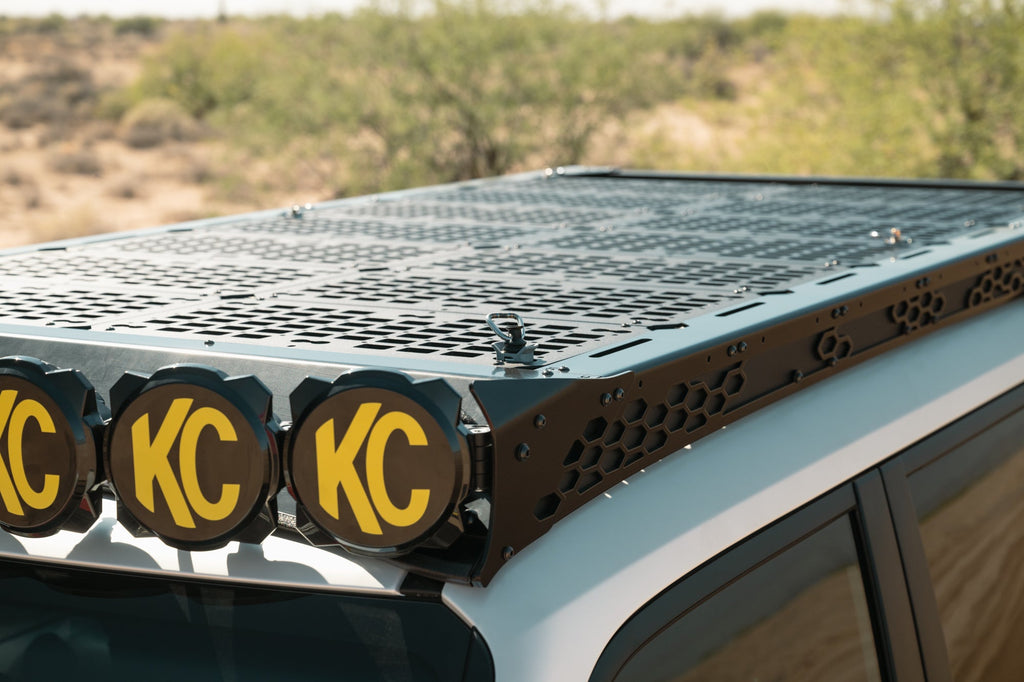 2024+ Land Cruiser & Lexus GX 550 Roof Rack KC HiLites Round Light Mount